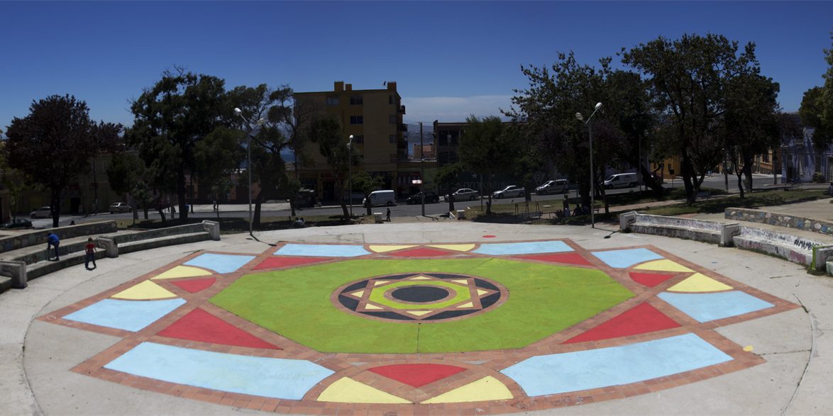 Panoramica con plaza pintada 1280 Plaza Waddington